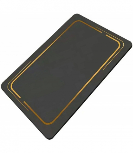 Mata łazienkowa 40x60 czarna ATL AG947C