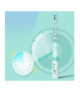 Szczoteczka soniczna dla dzieci, kolor zielony, 1xAAA 1,5V (brak w zestawie), 3 końcówki, SG-977 Green SEAGO CEN-85306