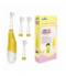 Szczoteczka soniczna dla dzieci SEAGO, kolor żółty, 1xAAA 1,5V (brak w zestawie), 4 końcówki, SG-902 Yellow SEAGO CEN-85310