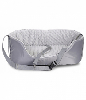 Transporter samochodowy dla zwierząt Minky 50x40cm szary AIO CEN-85453