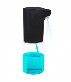 Automatyczny dozownik, pojemnik dyspenser do płynnych mydeł, płynów dezynfekujących, 300ml, 4xAA, czarny, PR-540 B ProMedix CEN-88072