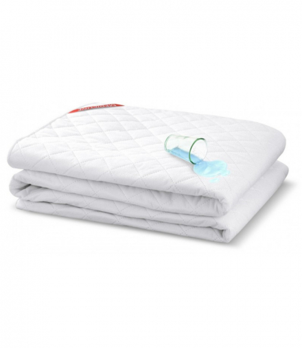 Nakładka, ochraniacz na materac wodoodporna pikowana ultradźwiękowo 140x200cm Medicline AIO CEN-83787