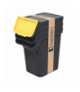 Kosze na śmieci STACKBOX Q SET czarny 20l. Keden Prosperplast CEN-84711