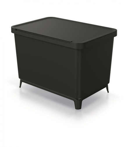 Kosz na śmieci SYSTEMA czarny recykling Prosperplast CEN-81027
