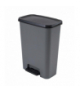 Kosz na śmieci z pedałem Compatta 23+23L gray/black Curver CEN-85872