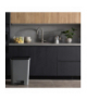 Kosz na śmieci z pedałem Compatta 23+23L gray/black Curver CEN-85872