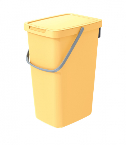 Kosz na śmieci SYSTEMA Q jasno żółty 20l. Keden Prosperplast CEN-83858