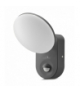 Lampa LED z czujnikiem PIR, ścienna, z czujnikiem PIR, PC+ALU, 15W, 1100lm, IP65, Neutral White 4000K, szara, MCE367 Maclean CEN-70126