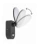 Lampa LED z czujnikiem PIR, ścienna, z czujnikiem PIR, PC+ALU, 15W, 1100lm, IP65, Neutral White 4000K, szara, MCE367 Maclean CEN-70126