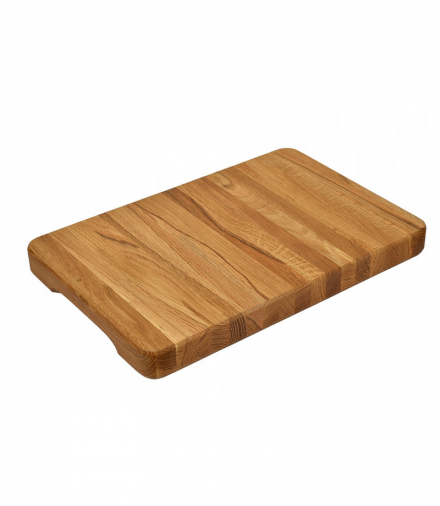 Deska do krojenia, kuchenna, dębowa, drewniana, Premium WOODOK CEN-90109