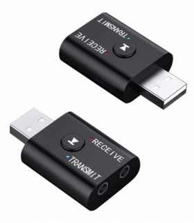 Transmiter bluetooth 5.0, A2DP, AVRCP, HFP, SPP, nadajnik i odbiornik, bt 5.0, 2w1 ATL AK276D