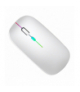 Mysz bezprzewodowa RGB biała ATL AK211B