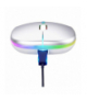 Mysz bezprzewodowa RGB biała ATL AK211B