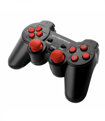 Gamepad PC/PS3/PS2 USB Corsair czarno-czerwony Esperanza ESP-EGG106R