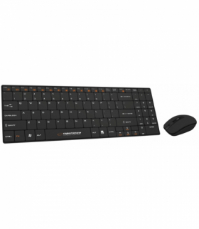 Zestaw bezprzewodowy klawiatura + mysz 2.4GHz USB Liberty czarny Esperanza ESP-EK122K