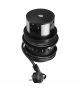 Gniazdo meblowe Ø10cm wysuwane z blatu z ładowarką indukcyjną, ładowarką USB i przewodem 1,5m, 3x2P+Z (Schuko), Qi 1.2.4 max. 10