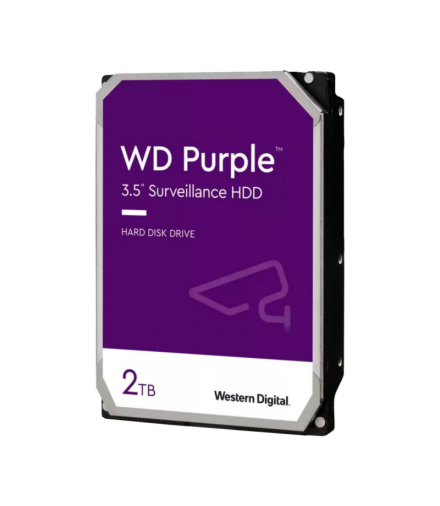 Dysk do monitoringu WesternDigital PURPLE 2TB WD23PURZ 64MB WESTERN DIGITAL LEC-WD23PURZ