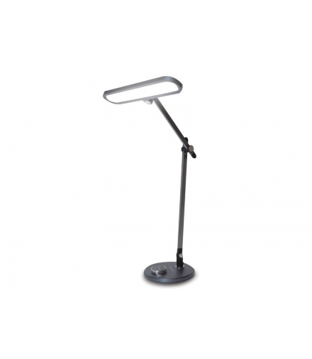 Lampka SVENSSON Light biurkowa 620 lumen 12W szary metalik, model Riga LXBL1892