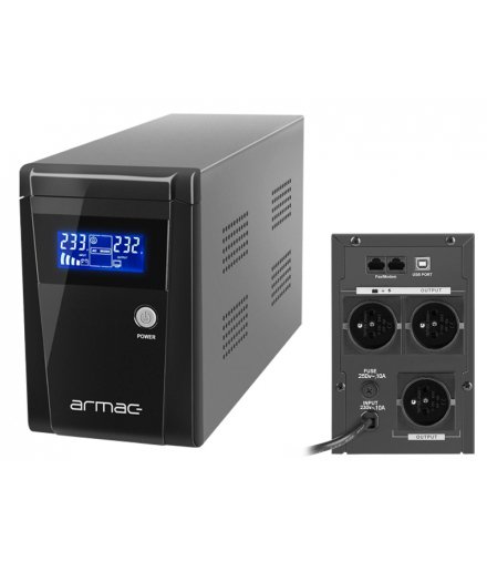 Zasilanie awaryjne UPS Armac Office 1500 lcd Blow 3094