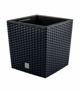 Doniczka z wkładem Rato Low DRTS200L antracyt Prosperplast CEN-66334