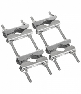 Cybant Maclean, podwójny zacisk do masztu, łącznik, 210mm x 65mm, MCTV-922 Maclean CEN-76935