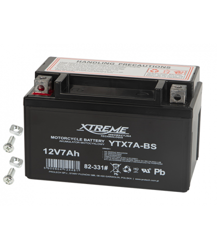 Akumulator motocyklowy 12v 7ah xtreme Blow 82-331