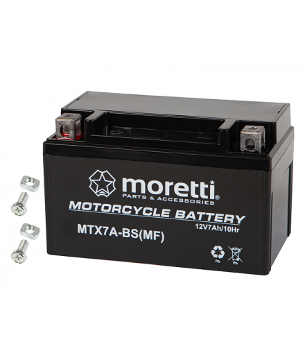 Akumulator motocyklowy 12v 7ah mtx7a-bs moretti Blow 82-352