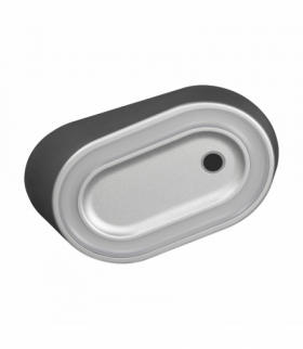 AGRA lampka podszafkowa LED 2,5W, 80lm, 4000K, z włącznikiem bezdotykowym, szara Orno AD-OM-6564L4/G/SW