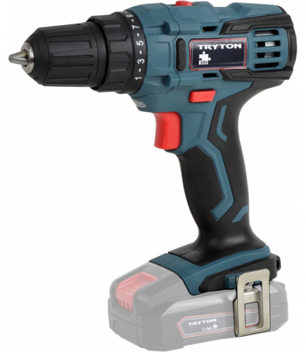 Wiertarko-wkrętarka, bez aku/ład. system 20V Tryton TJV10