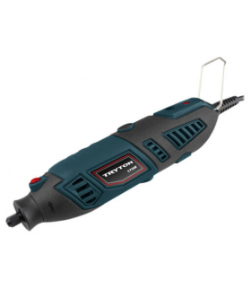 Mini szlifierka 170W 120 akcesoriów gięt. wał. stojak lcd kufer Tryton TMG170K