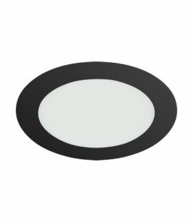 Oprawa typu downlight SMD LED WAFEL LED C 18W BLACK CCT czarny Struhm 04747