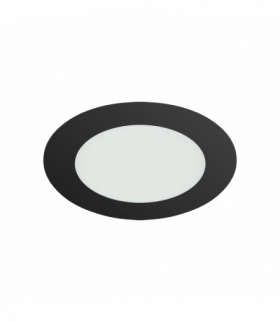 Oprawa typu downlight SMD LED WAFEL LED C 9W BLACK CCT czarny Struhm 04743