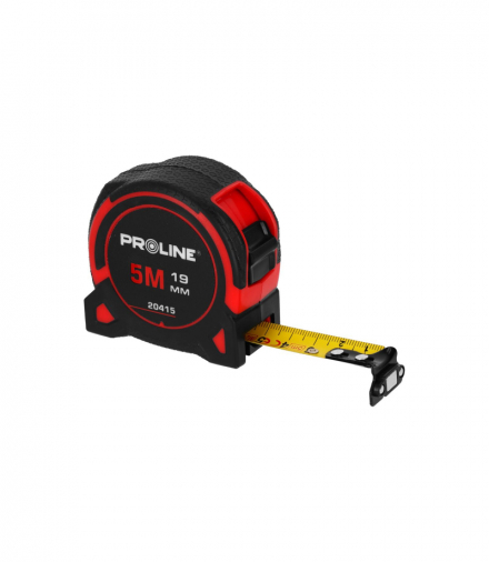 Miara, taśma miernicza, zwijana, 5m/19mm magn.nyl.zaw. CE, Proline 20415