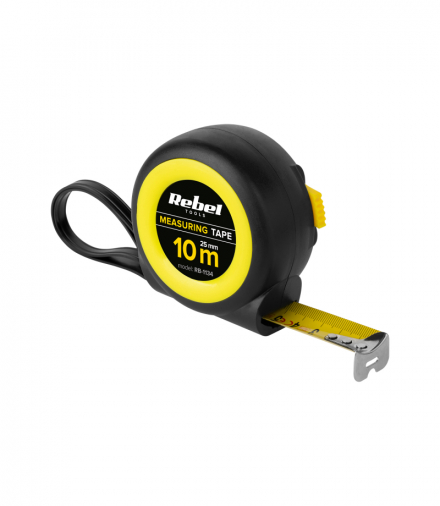 Miara zwijana stalowa 10m 25mm Rebel LEC-RB-1134