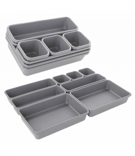 Modułowy organizer 8szt szary ATL AG641B