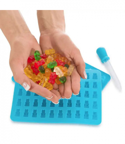 Foremka silikonowa na żelki misie ATL DA90