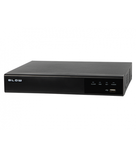 Rejestrator IP 16 kanałów / 8xPOE, BL-N16081-8P, 8MP, 1xHDD 16ch/8p Blow 77-836