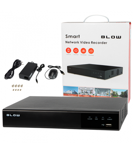 Rejestrator IP 32 kanały BL-N32122 12MP 2xHDD Blow 77-832