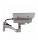 Atrapa kamery tubowej, diody IR LED, srebrna, IR9000S CE CEN-32318