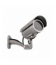 Atrapa kamery tubowej, diody IR LED, srebrna, IR9000S CE CEN-32318