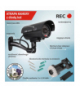 Atrapa kamery tubowej, diody IR LED, srebrna, IR9000S CE CEN-32318