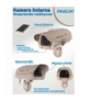 Atrapa kamery SOL1500 Solarna migająca dioda naklejka gratis CE CEN-28886