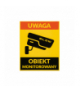 Tablica obiekt monitorowany 200x250mm Blow 78-954