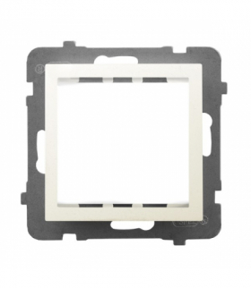 AS AP45-1G/m/27 Adapter podtynkowy systemu OSPEL 45 do serii As Ecru Ospel