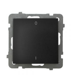 AS ŁP-11G/m/33 Łącznik dwubiegunowy Czarny Metalik Ospel