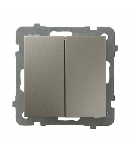 AS ŁP-19G/m/45 Łącznik podwójny krzyżowy Satyna Light Ospel