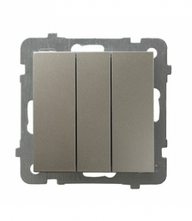 AS ŁP-24G/m/45 Łącznik potrójny zwierny Satyna Light Ospel