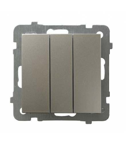 AS ŁP-24G/m/45 Łącznik potrójny zwierny Satyna Light Ospel