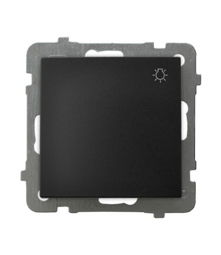 AS ŁP-5G/m/33 Łącznik zwierny światło Czarny Metalik Ospel