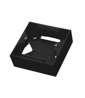 AS PNP-1G/33 Puszka instalacyjna do serii As pojedyncza Czarny Metalik Ospel